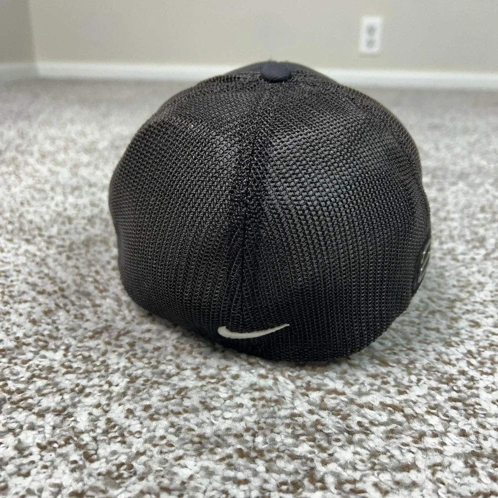 Nike Golf Hat Cap Flex Fitted Mens One‎ Size Black Mesh VT 20XI Swoosh Sports